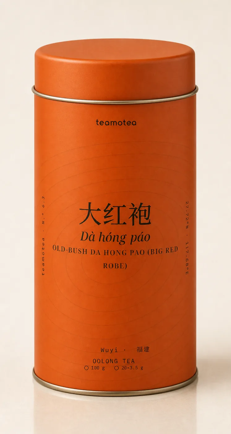 Dà Hóng Páo — La lata